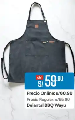 Promart Delantal BBQ Wayu oferta