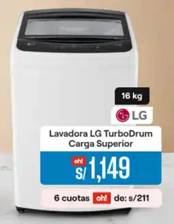 Promart LG TurboDrum Carga Superior oferta