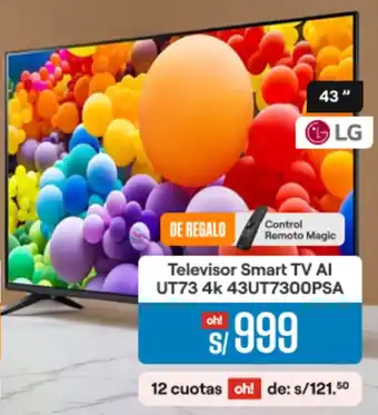 Promart LG Televisor Smart TV AI 43" oferta