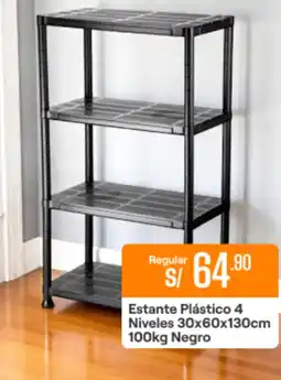 Promart Estante Plástico 4 Niveles oferta