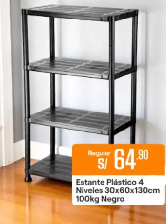 Promart Estante Plástico 4 Niveles oferta