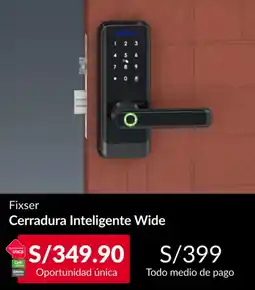 Sodimac Fixser Cerradura Inteligente Wide oferta