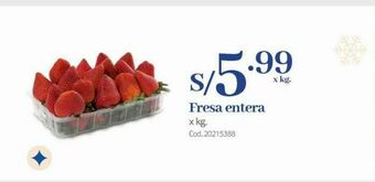 Makro Fresa entera oferta