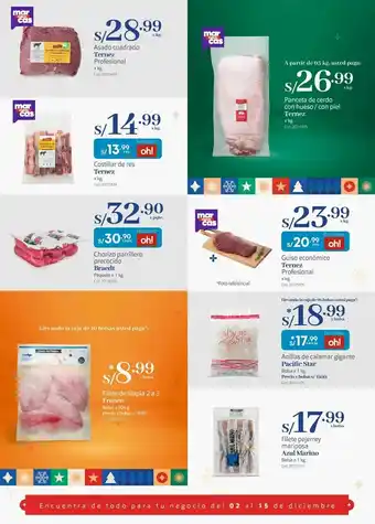 Makro Panceta de cerdo oferta