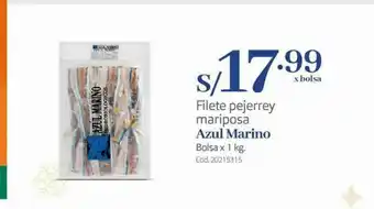 Makro Filete pejerrey mariposa azul marino oferta