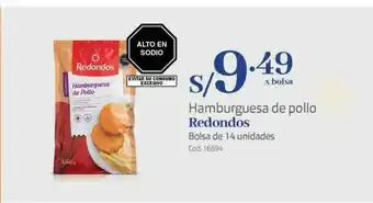 Makro Hamburguesas de pollo redondos oferta