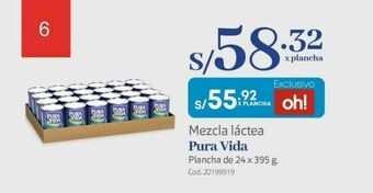 Makro Mezcla lactea pura vida oferta