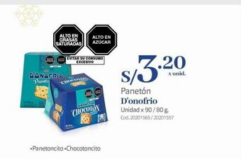 Makro Panetón d'onofrio oferta