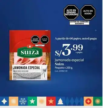 Jamonada especial suiza