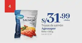 Makro trozos de salmón agrosuper oferta