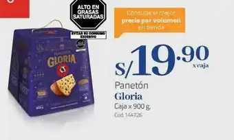 Makro Panetón gloria 900g oferta