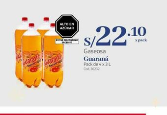 Makro Gaseosa guaraná oferta