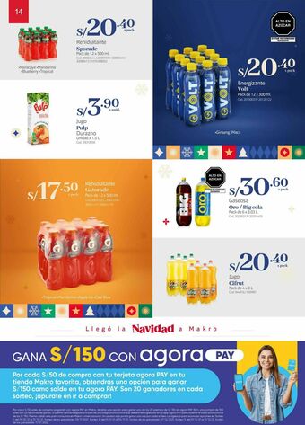 Makro Bebida isotónica gatorade oferta