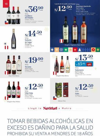 Makro Vino santiago queirolo oferta