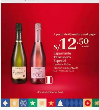Makro Espumante tabernero especial oferta