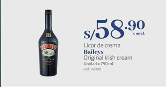 Licor de crema baileys