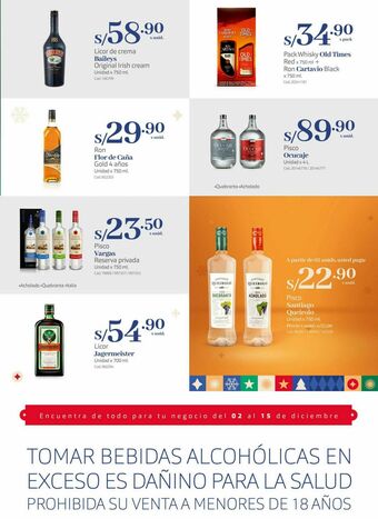 Makro Pisco santiago queirolo oferta