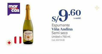 Makro Espumante viña andina oferta