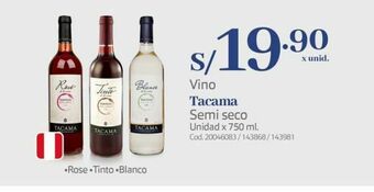Makro Vino tacama oferta