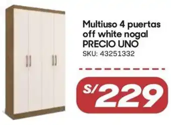 Hiperbodega Precio Uno Multiuso oferta