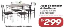 Hiperbodega Precio Uno Juego de comedor oferta