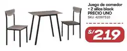 Hiperbodega Precio Uno Juego de comedor oferta