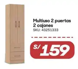 Hiperbodega Precio Uno Multiuso 2 puertas 2 cajones oferta
