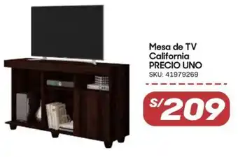 Hiperbodega Precio Uno Mesa de tv california oferta