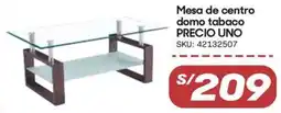 Hiperbodega Precio Uno Mesa de centro domo tabaco oferta