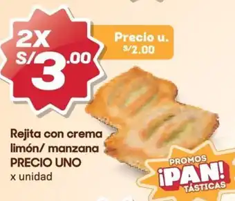 Hiperbodega Precio Uno Rejita con crema limón/ manzana oferta