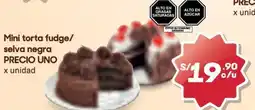 Hiperbodega Precio Uno Mini torta fudge/ selva negra oferta