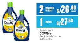 Makro Downy suavizante pureza silvestre oferta