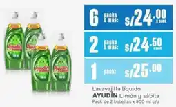 Makro Ayudin lavavajilla líquido limón y sábila oferta