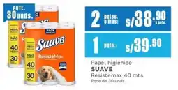 Makro Suave papel higiénico resistemax oferta