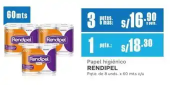 Makro Rendipel papel higiénico oferta