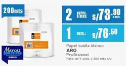 Makro Aro papel toalla blanco profesional oferta