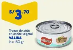Mass Válida trozos de atún en aceite vegetal oferta