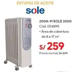 Hiraoka Sole estufas de aceite oferta