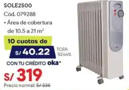Hiraoka SOLE2500 oferta