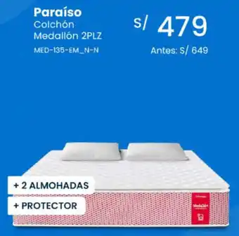 Tiendas EFE Paraíso colchón medallón oferta