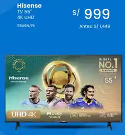 Tiendas EFE Hisense tv 55" oferta
