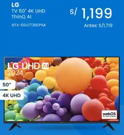 Tiendas EFE LG tv 50" oferta