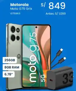 Tiendas EFE Motorola moto g75 gris oferta