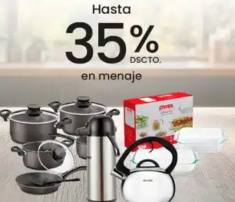 Tiendas EFE en menaje oferta