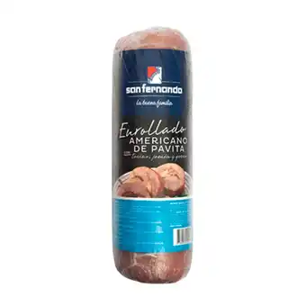 Tottus Enrollado americano de pavo congelado oferta
