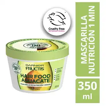 Tottus Mascarilla capilar fructis hair food aguacate oferta