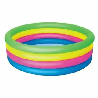 Tottus Piscina de 4 anillos de colores 5.22 l oferta