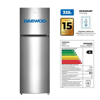 Tottus Refrigeradora 325 lt inox oferta