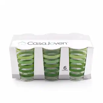 Tottus Jgo 6pz vasos decorados 11oz d1 oferta