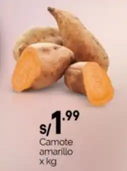 Plaza Vea Camote Amarillo oferta